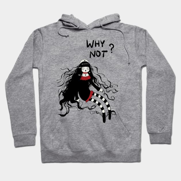 Goth girl hoodie new arrivals